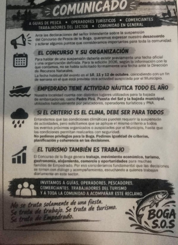 Fiesta Provincial de la pesca de la Boga